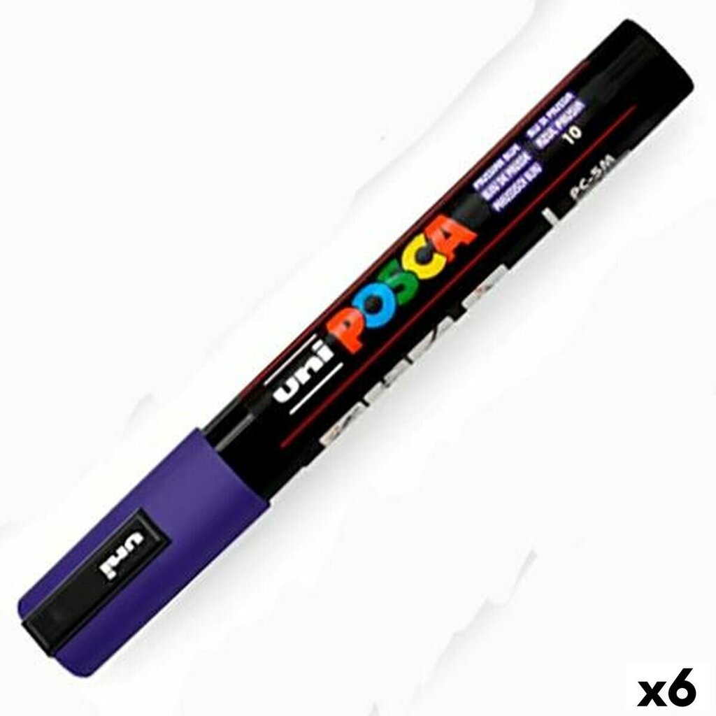 Marker Posca PC-5M Sininen 6 kpl hinta ja tiedot | Toimistotarvikkeet | hobbyhall.fi