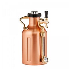 Painesäiliö, Bubbler GrowlerWerks uKeg™ 1,9L, kupari hinta ja tiedot | Hiilihapotuslaitteet | hobbyhall.fi