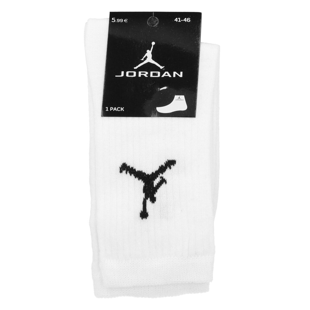 Miesten pitkät sukat NIKE JORDAN valkoinen 9-pack koko 41-46 hinta ja tiedot | Miesten sukat | hobbyhall.fi