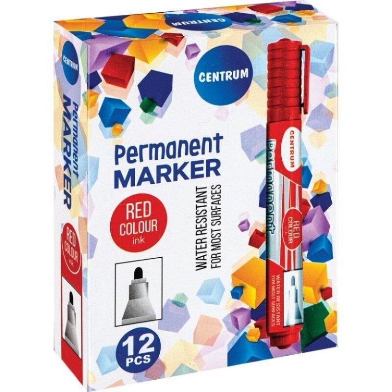 Marker permanent Centrum red hinta ja tiedot | Kirjoitusvälineet | hobbyhall.fi