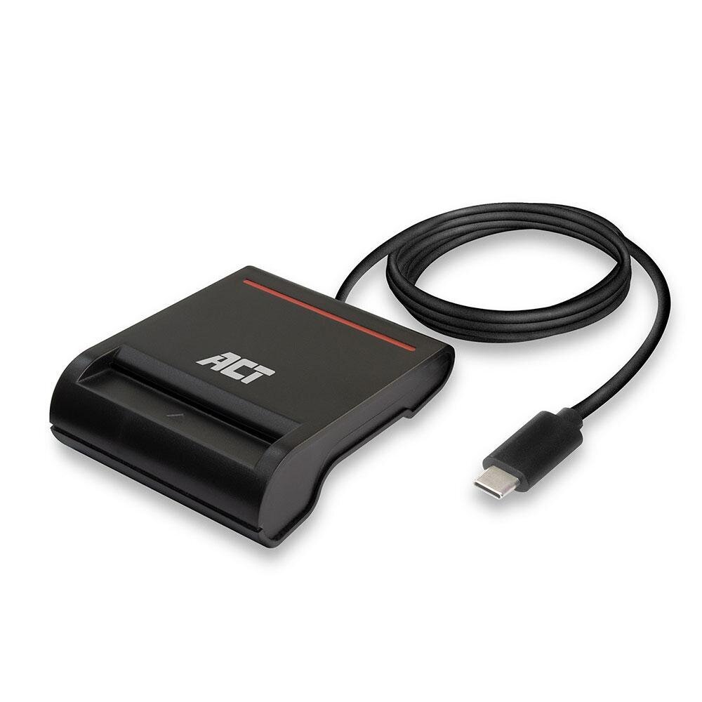 Ulkoinen USB-C Smartcard eID-kortinlukija, musta hinta ja tiedot | Älylaitteiden lisätarvikkeet | hobbyhall.fi