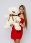 Pehmokarhu I love you 80 cm Valkoinen hinta ja tiedot | Pehmolelut | hobbyhall.fi