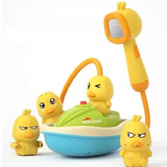 BATH DUCKS Set of 4 DUCKS SHOWER BOAT kylpyammeeseen LASTEN LELUT hinta ja tiedot | Vauvan lelut | hobbyhall.fi