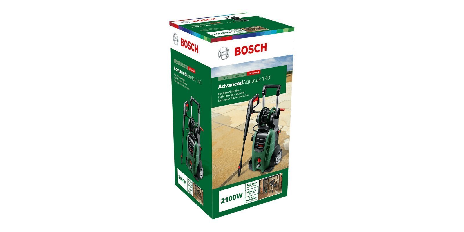 Bosch painepesuri AdvancedAquatak 140 hinta ja tiedot | Painepesurit | hobbyhall.fi