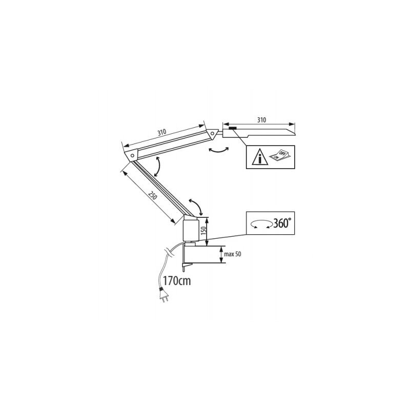 Lamppu Heron LED W hinta ja tiedot | Pöytävalaisimet | hobbyhall.fi