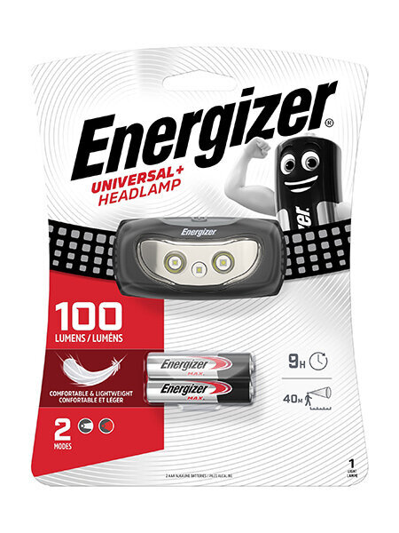 Energizer Universal+ Headlight LP1181 kohdevalo päässä hinta ja tiedot | Taskulamput ja valonheittimet | hobbyhall.fi