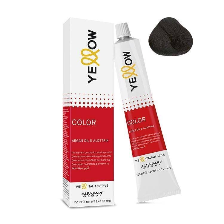 Hiusväri Alfaparf Yellow Permanent Coloring Cream no. 3, 100 ml hinta ja tiedot | Hiusvärit | hobbyhall.fi