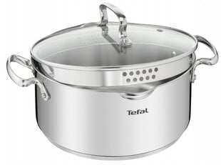 Kannen kattila Tefal Duetto+ G7194655, 24 cm, 5 l hinta ja tiedot | Kattilat ja painekattilat | hobbyhall.fi