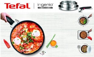 Tefal kattila- ja pannusarja Ingenio Emotion L897SA74, 10 kpl hinta ja tiedot | Kattilat ja painekattilat | hobbyhall.fi