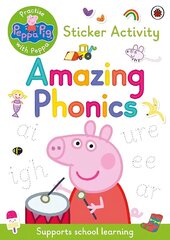 Peppa Pig: Practise with Peppa: Amazing Phonics: Sticker Book hinta ja tiedot | Vauvakirjat | hobbyhall.fi