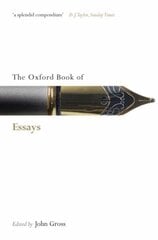 Oxford Book of Essays hinta ja tiedot | Runokirjat | hobbyhall.fi