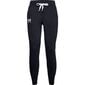 Naisten urheiluhousut Under Armour Rival Fleece W 1356416 001, musta hinta ja tiedot | Naisten urheiluvaatteet | hobbyhall.fi