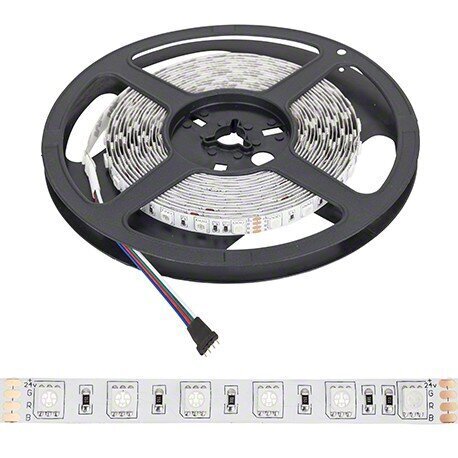 LED-nauha 300 LED 5050 SMD IP20 RGB 5 m hinta ja tiedot | LED-valonauhat | hobbyhall.fi