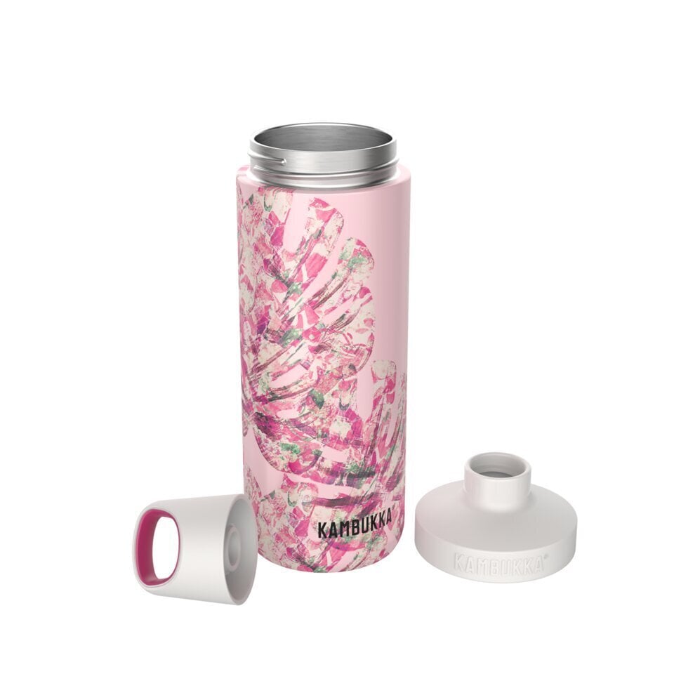 Vesipullo Kambukka Reno Insulated 500 ml, Monstera Leaves, 11-05010 hinta ja tiedot | Termoskannut ja termosmukit | hobbyhall.fi