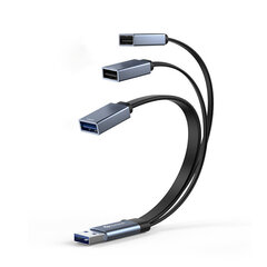 Sovitin BIAZE HUB3 3in1 USB Sisään USB3.0 2USB2.0 ABS hinta ja tiedot | Adapterit | hobbyhall.fi