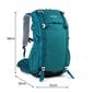 Naisten vaellusreppu RG 40 Trekk 40L Turquoise hinta ja tiedot | Urheilukassit ja reput | hobbyhall.fi