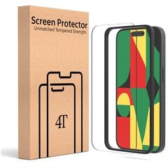 Suojalasi näytönsuoja Täysliimalla karkaistu lasi suojaava 4Tech 3D kaareva Puhelimen mallia varten Apple iPhone 14 Pro 1 kpl hinta ja tiedot | 4Tech Puhelimet, älylaitteet ja kamerat | hobbyhall.fi