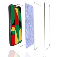 Suojalasi näytönsuoja Täysliimalla karkaistu lasi suojaava 4Tech 3D kaareva Puhelimen mallia varten Apple iPhone 15 Pro 1 kpl hinta ja tiedot | 4Tech Puhelimet, älylaitteet ja kamerat | hobbyhall.fi