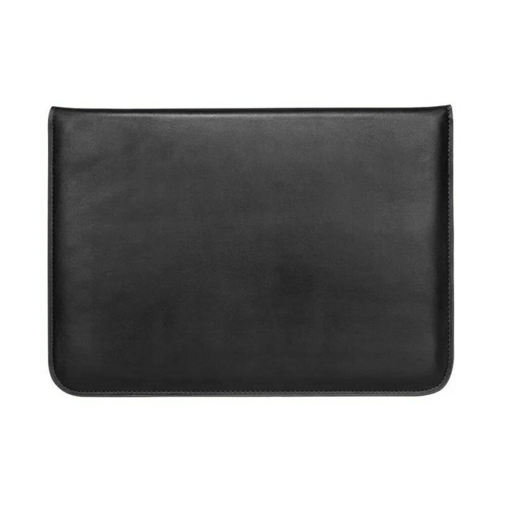 Kannettavan suojakotelo Suojakuori kannettavan laukku Laptop Sleeve Macbook Air 15 / Pro M1 M2 2020 15 4Tech eko-nahkaa 16" musta hinta ja tiedot | Tietokonelaukut | hobbyhall.fi