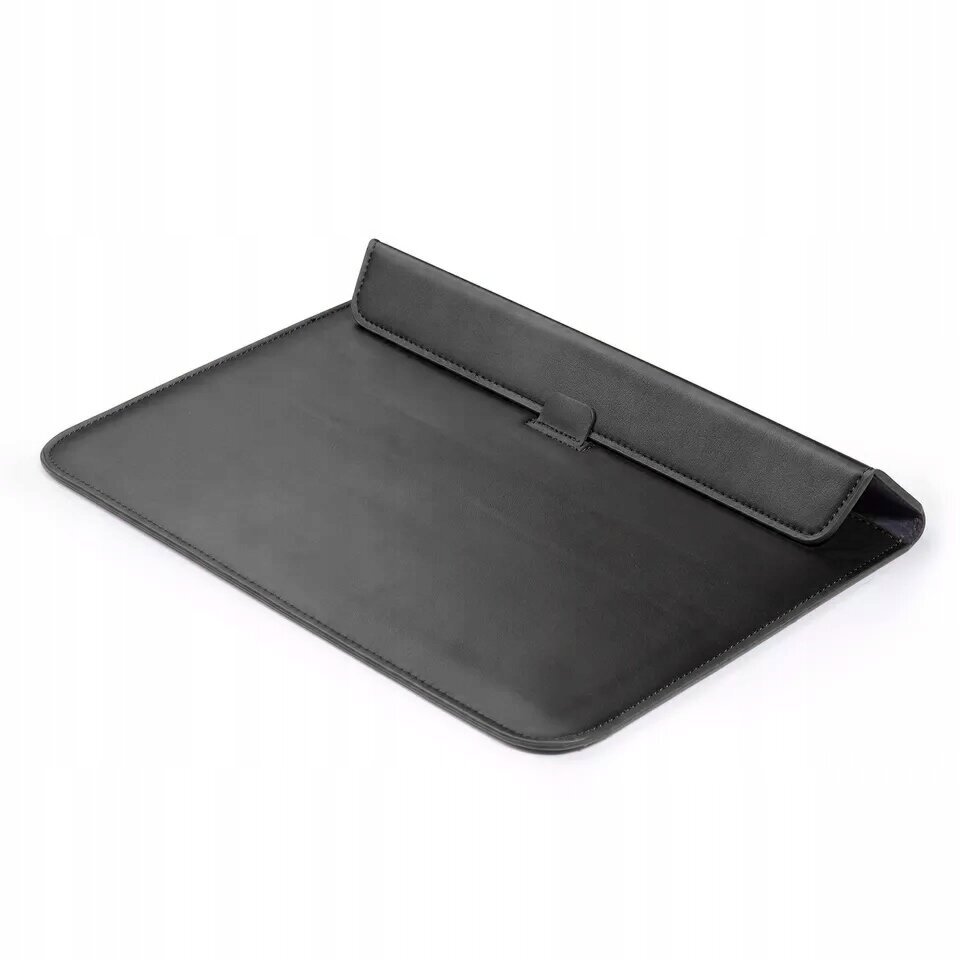 Kannettavan suojakotelo Suojakuori kannettavan laukku Laptop Sleeve Macbook Air 15 / Pro M1 M2 2020 15 4Tech eko-nahkaa 16" musta hinta ja tiedot | Tietokonelaukut | hobbyhall.fi