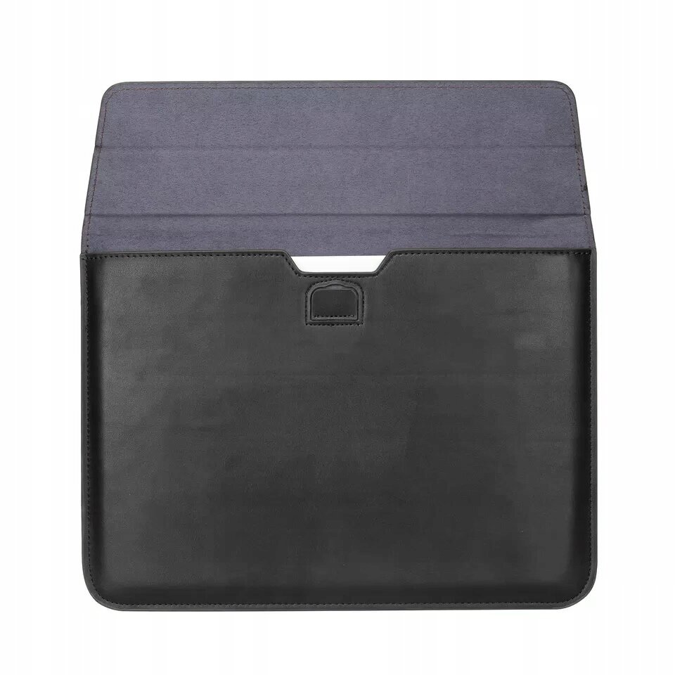 Kannettavan suojakotelo Suojakuori kannettavan laukku Laptop Sleeve Macbook Air 15 / Pro M1 M2 2020 15 4Tech eko-nahkaa 16" musta hinta ja tiedot | Tietokonelaukut | hobbyhall.fi