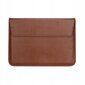 Kannettavan suojakotelo Suojakuori kannettavan laukku Laptop Sleeve Macbook Air 13 / Pro M1 M2 2020 13 4Tech eko-nahkaa 14" ruskea hinta ja tiedot | Tietokonelaukut | hobbyhall.fi