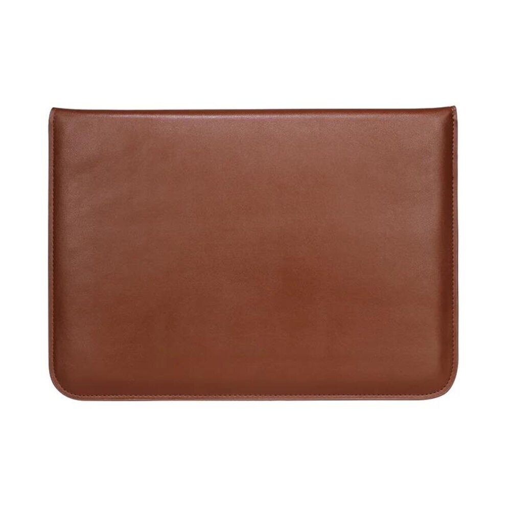 Kannettavan suojakotelo Suojakuori kannettavan laukku Laptop Sleeve Macbook Air 13 / Pro M1 M2 2020 13 4Tech eko-nahkaa 14" ruskea hinta ja tiedot | Tietokonelaukut | hobbyhall.fi