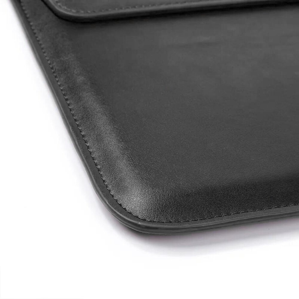 Kannettavan suojakotelo Suojakuori kannettavan laukku Laptop Sleeve Macbook Air 13 / Pro M1 M2 2020 13 4Tech eko-nahkaa 14" musta hinta ja tiedot | Tietokonelaukut | hobbyhall.fi