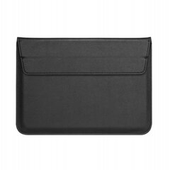 Kannettavan suojakotelo Suojakuori kannettavan laukku Laptop Sleeve Macbook Air 13 / Pro M1 M2 2020 13 4Tech eko-nahkaa 14" musta hinta ja tiedot | Tietokonelaukut | hobbyhall.fi