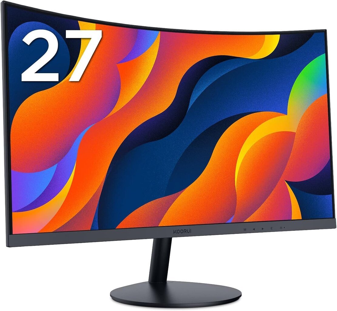 Koorui Curved Monitor 27 Inch hinta ja tiedot | Näytöt | hobbyhall.fi