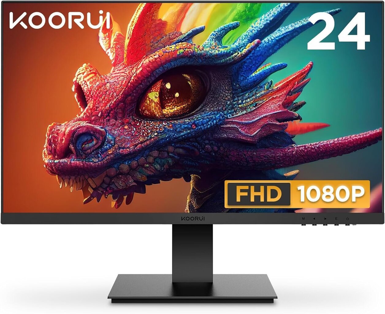 KOORUI Full HD Monitor 24 Inch hinta ja tiedot | Näytöt | hobbyhall.fi