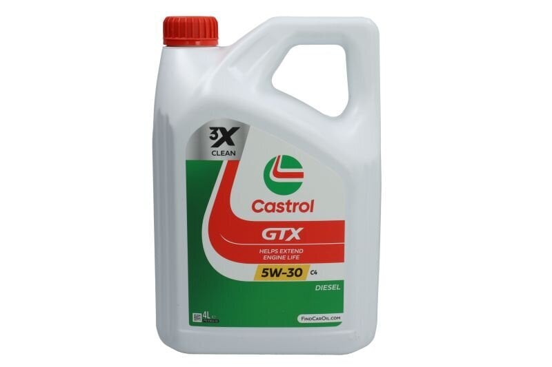 Autojen moottoriöljy Castrol GTX 5W30 C4 4L hinta ja tiedot | Moottoriöljyt | hobbyhall.fi