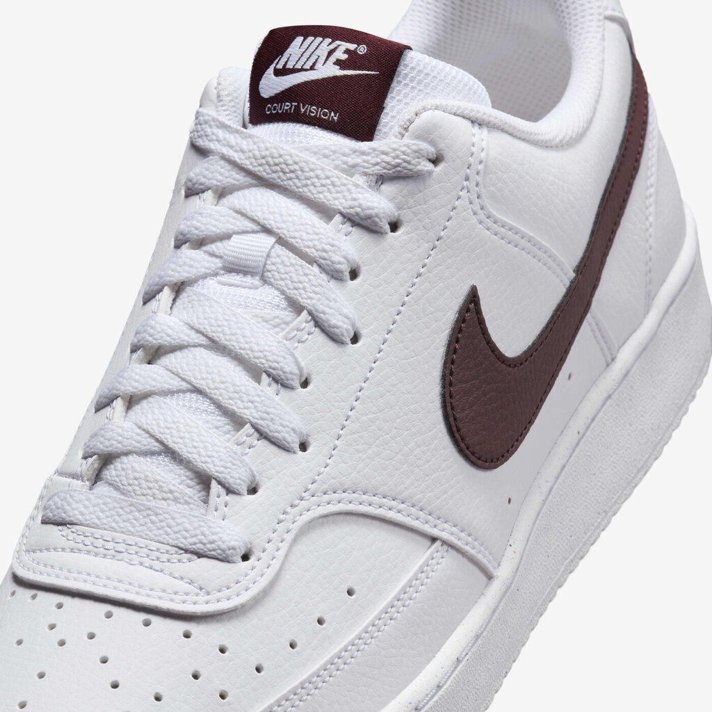 Nike Jalkineet Miehille Court Vision Lo Nn White Bordeaux DH2987 113 DH2987 113/10 hinta ja tiedot | Miesten urheilu- ja vapaa-ajan kengät | hobbyhall.fi