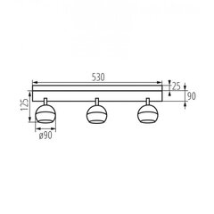 Lamppu Kanlux GALOBA EL-3I W hinta ja tiedot | Kattovalaisimet | hobbyhall.fi