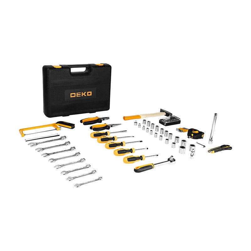 Deko Tools Deko Tools käsityökalusarja DKMT89, 89 osaa hinta ja tiedot | Käsityökalut | hobbyhall.fi