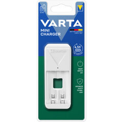 Varta Mini Charger 57656 akkulaturi hinta ja tiedot | Paristolaturit | hobbyhall.fi