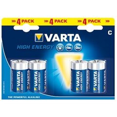 Varta High Energy 1,5V 4 kpl. hinta ja tiedot | Paristot | hobbyhall.fi