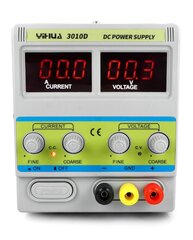 Laboratoriovirtalähde Yihua 3010D, 30V, 10A hinta ja tiedot | Virtalähteet | hobbyhall.fi