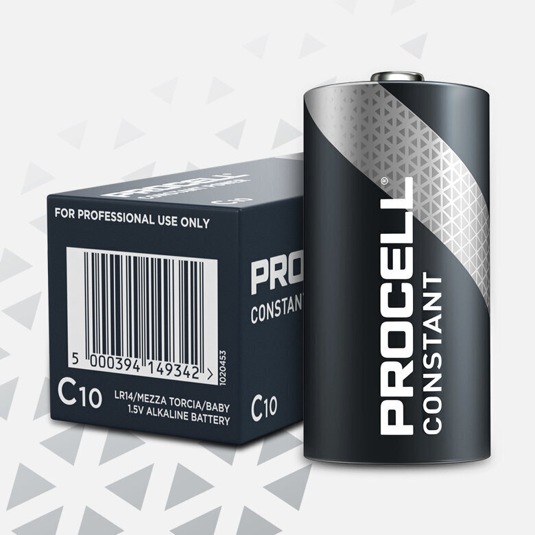 Duracell solut Procell Constant Power LR14, 10 kpl. hinta ja tiedot | Paristot | hobbyhall.fi