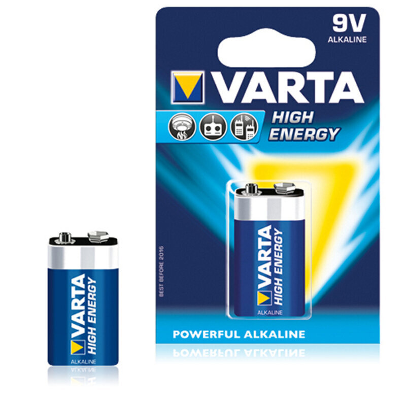 Akku Varta 9 V 580 mAh S7606912 hinta ja tiedot | Paristot | hobbyhall.fi