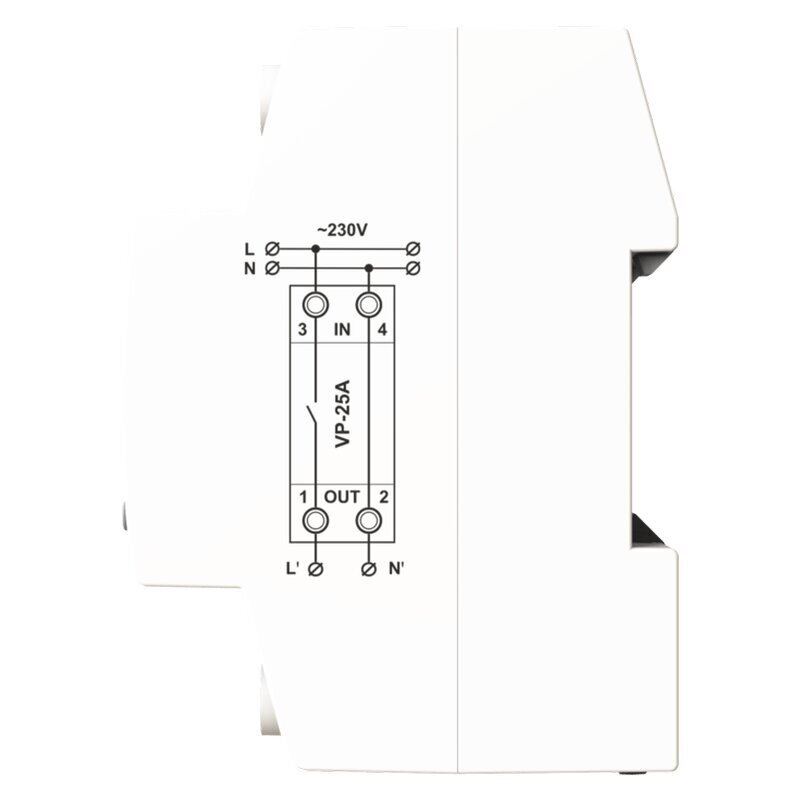 Jänniterele DigiTOP VP-25G3R 1 kpl. hinta ja tiedot | Kytkimet ja pistorasiat | hobbyhall.fi