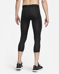 Nike Jousto Miehille 3/4 length M Np Df 3Qt Tights Black FB7950 010 FB7950 010/S hinta ja tiedot | Miesten puserot ja hupparit | hobbyhall.fi