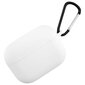 Kotelo kotelosuoja suojakuori Hang Silicon Case Kuulokekotelo AirPods Pro 1 + klipsikoukku hinta ja tiedot | Kuulokkeiden tarvikkeet | hobbyhall.fi