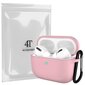 Kotelo kotelosuoja suojakuori Hang Silicon Case Kuulokekotelo AirPods Pro 1 + klipsikoukku hinta ja tiedot | Kuulokkeiden tarvikkeet | hobbyhall.fi