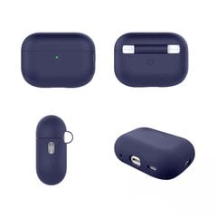 Kotelo kotelosuoja suojakuori Hang Silicon Case Kuulokekotelo AirPods Pro 1 2 + klipsikoukku hinta ja tiedot | Kuulokkeiden tarvikkeet | hobbyhall.fi