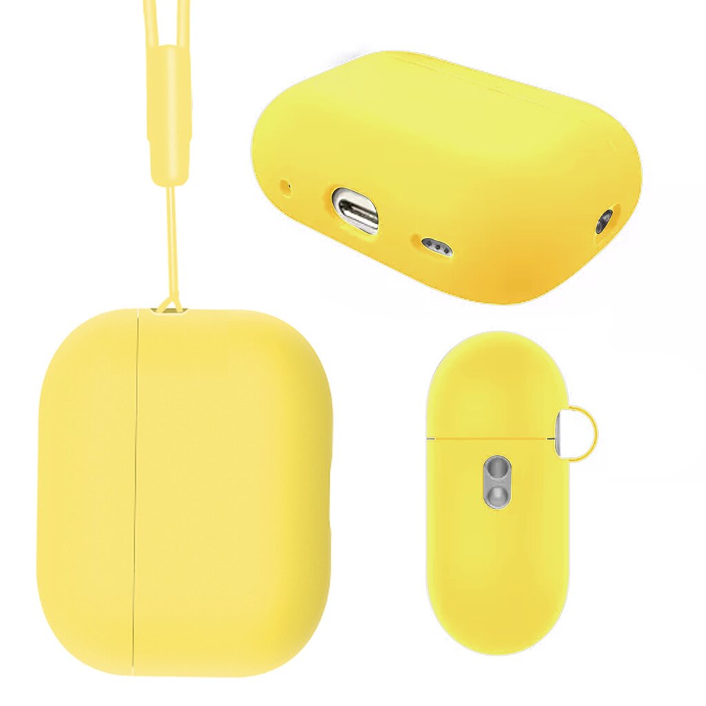 Kotelo kotelosuoja suojakuori Hang Silicon Case Kuulokekotelo AirPods Pro 1 2 + klipsikoukku hinta ja tiedot | Kuulokkeiden tarvikkeet | hobbyhall.fi