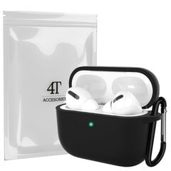 Kotelo kotelosuoja suojakuori Hang Silicon Case Kuulokekotelo AirPods Pro 1 + klipsikoukku hinta ja tiedot | 4Tech Tietokoneet ja pelaaminen | hobbyhall.fi