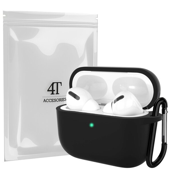 Kotelo kotelosuoja suojakuori Hang Silicon Case Kuulokekotelo AirPods Pro 1 + klipsikoukku