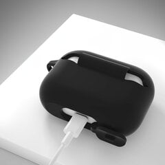 Kotelo kotelosuoja suojakuori Hang Silicon Case Kuulokekotelo AirPods Pro 1 + klipsikoukku hinta ja tiedot | Kuulokkeiden tarvikkeet | hobbyhall.fi