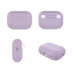 Kotelo kotelosuoja suojakuori Hang Silicon Case Kuulokekotelo AirPods Pro 1 2 + klipsikoukku hinta ja tiedot | Kuulokkeiden tarvikkeet | hobbyhall.fi